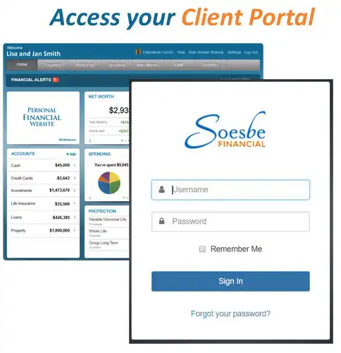 Investment management eMoney Client Portal access. Your retirement planning done right!